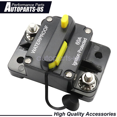 30A-300A Circuit Breaker DC 12V-48V with Manual Reset, Waterproof, Fus – Automotive Authority 30A-300A Circuit Breaker DC 12V-48V with Manual Reset, Waterproof, Fus – Automotive Authority