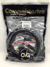 Comprehensive 2PP-2PP-10EXF 2 in 1 RCA Plug to Plug 10 FT Premium Audio Cable