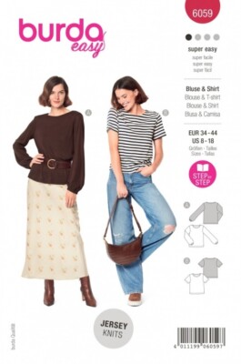 Grainline Studio Schnittmuster Corin Tops 0-18
