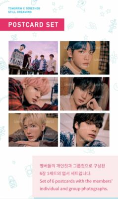 TXT STILL DREAMING 3形態 トレカ ボムギュ おまけ 付き TXT STILL DREAMING OFFICIAL GOODS POSTCARD SET SEALED | eBay