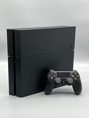 Sony Playstation 4 / Controller / 500 GB / Mattschwarz / Refurbished / Neuwertig