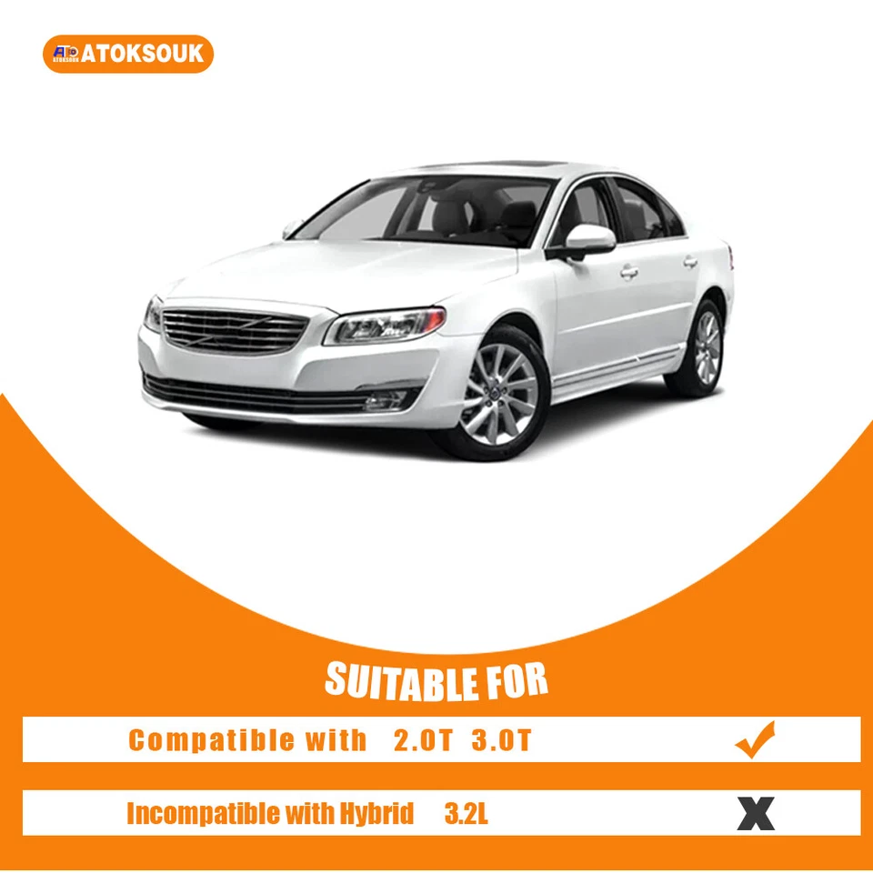 Engine Skid Plate For 2012-2016 Volvo S80 Under Splash Shield Heavy Duty Foto 2 de 4