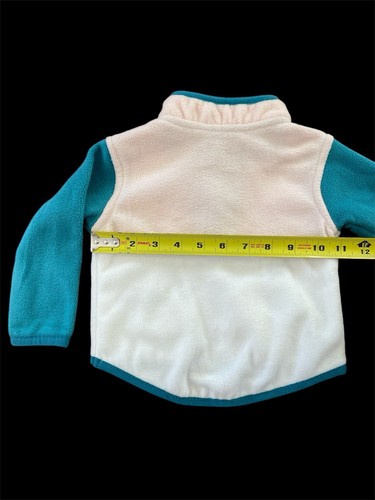 Eddie Bauer NWT Pink/Turquoise Capri Breeze Fleece Top & Jogger Pants-12Mos - Picture 5 of 9