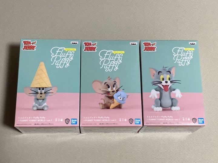 Tom and Jerry Fluffy Puffy Figure Set YUMMY YUMMY WORLD vol.1