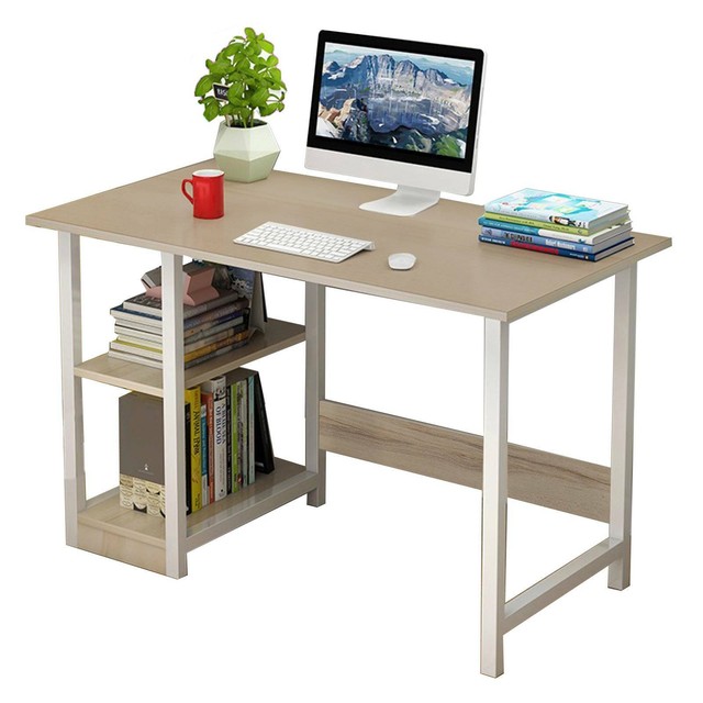 Life Carver Modern Design Home Office Glass Computer Desk