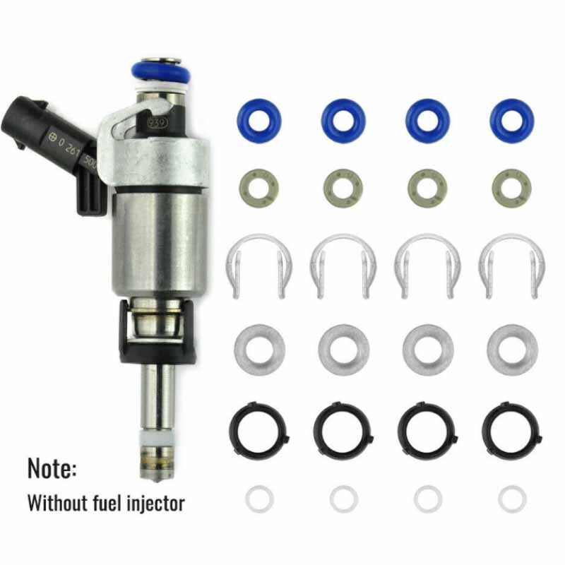 For Volkswagen Audi 06J998907D Fuel Injector O-Ring Kit Teflon Seals Washers Cl