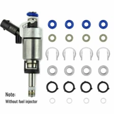 For Volkswagen Audi 06J998907D Fuel Injector O-Ring Kit Teflon Seals Washers Cl
