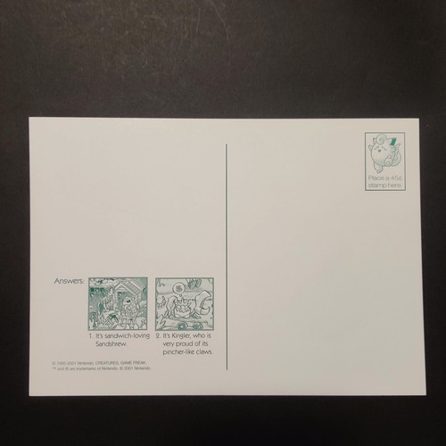 Pokemon Palettenstadt Vintage Postkarte Artwork Jumbo Karte Kazunori Aihara - Bild 2 von 7