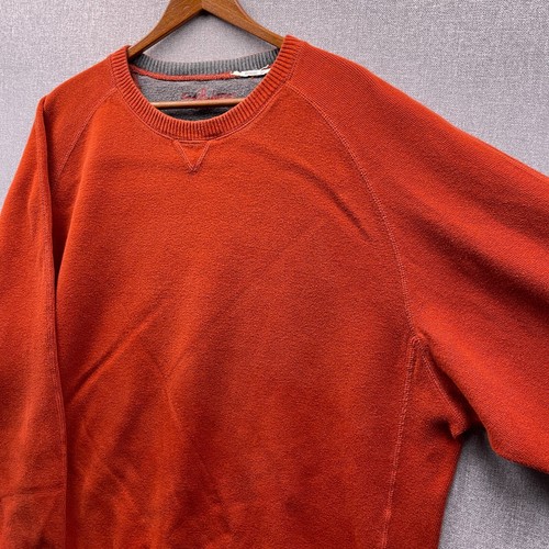 Tommy Bahama Burnt Orange Reversible Grey Adult XL Crewneck Sweatshirt Mens - Bild 5 von 12
