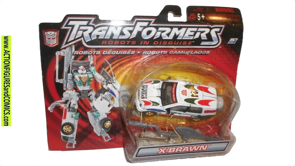 Transformers RID X-BRAWN 2001 variant rally sports complete robots disguise 2000 - Image 2 of 4