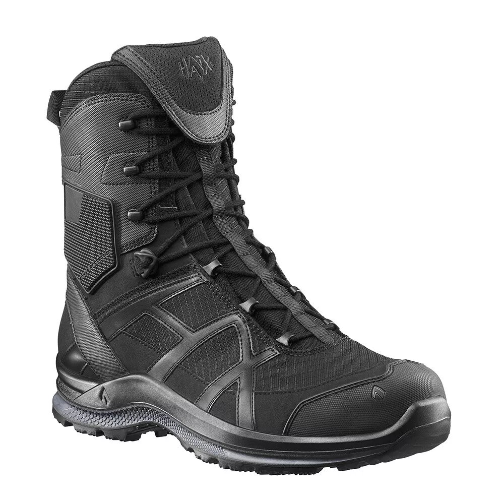 Haix Black Eagle Athletic High Sidezipper Adventure Boots Black UK