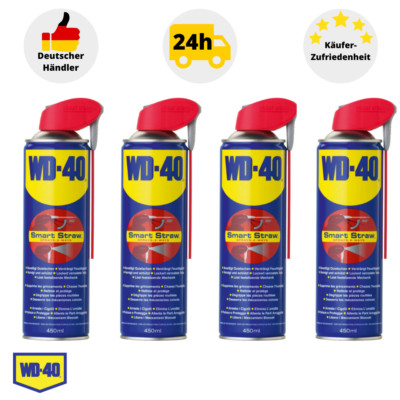 4x WD-40 450 ml  Multifunktionsöl  Schmierung Rostlöser Kontaktspray Kriechöl