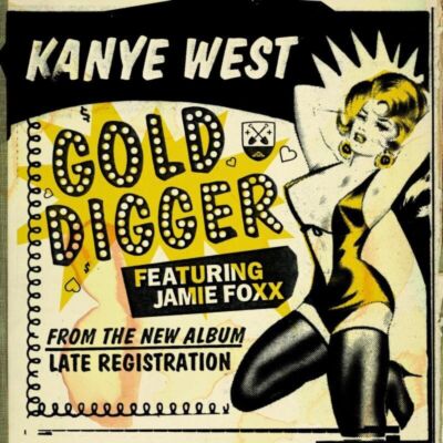 559535 Kanye West ''Gold Digger'' Album Song HD Cover Art 16x12 WALL PRINT POSTER