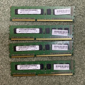 8gb 4x2gb Server RAM  Micron MT9KSF25672AZ-1G6K1ZF DDR3 1600MHz Unbuffered ECC
