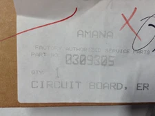 New GENUINE Range Control Board Replacement for Maytag Y0309305