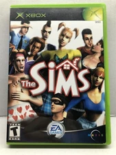 The Sims (Microsoft Xbox, 2003) Complete w/ Manual - Tested Working - Free Ship