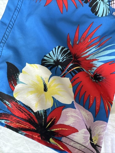 RVCA Boys 24 Industry Tropical Surf Shorts Swim Trunks - Picture 9 of 17