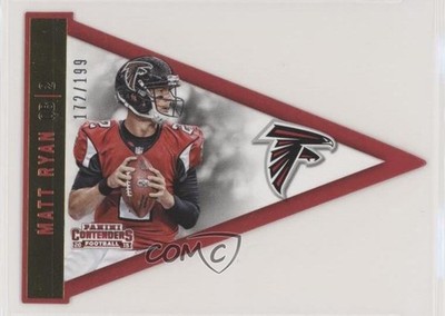 2015 Panini Contenders Pennants Gold 172/199 Matt Ryan #P29 no9