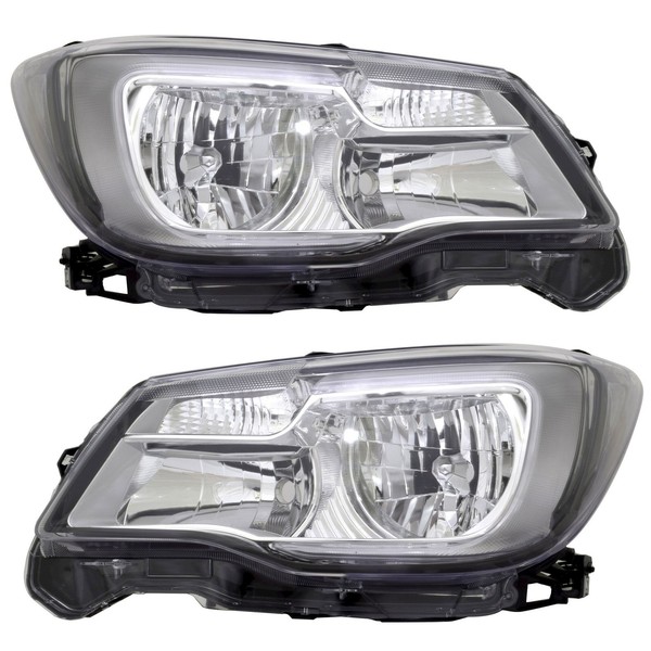 Scheinwerfer Set FüR Subaru Forester SJ 2016- H11 HB3 Halogen LWR Stellmotor-image