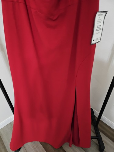 XSCAPE Plus Size Off-The-Shoulder Scuba Crepe Gown Sz16W $309 - 第 5/6 張圖片