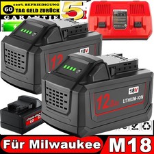 For Milwaukee for M18 12Ah Battery Dual Charger Extended Lithium 18V 48-11-1880
