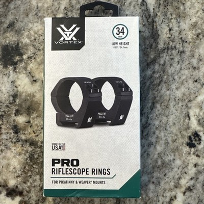 Vortex Optic Pro Series Rifle Scope Rings 34mm PR34L