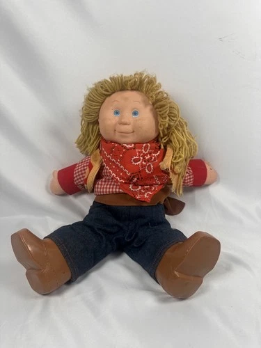 Vintage 1982 Blue Box Cowboy Doll