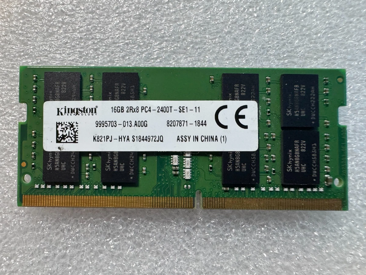 金士顿pc4-19200 (ddr4-2400) 总线速度计算机RAM 16 GB 总容量| eBay