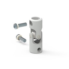 Genouillère pour sortie de caisson et manivelle de volet roulant Ø12 mm