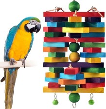 ERKOON Extra Large Bird Parrot Toys for Macaws, African Grey, Amazon Parrots