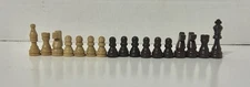Lot of 17 Wood Chess pieces, see description for detail details