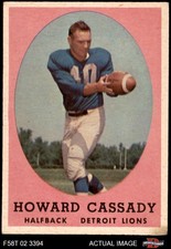 1958 Topps #7 Howard Cassady Lions Ohio St 2.5 - GD+