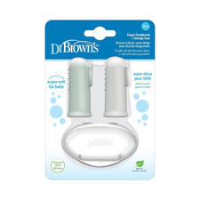 100 Silicone Baby Finger Toothbrush and Toothpaste Set, 2-Pack Toothbrush  Inf