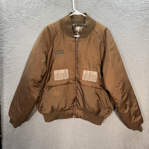 Vintage Columbia Jacket Adult XL Camouflage Mossy Oak Break Up Camo Reversible - Picture 11 of 15