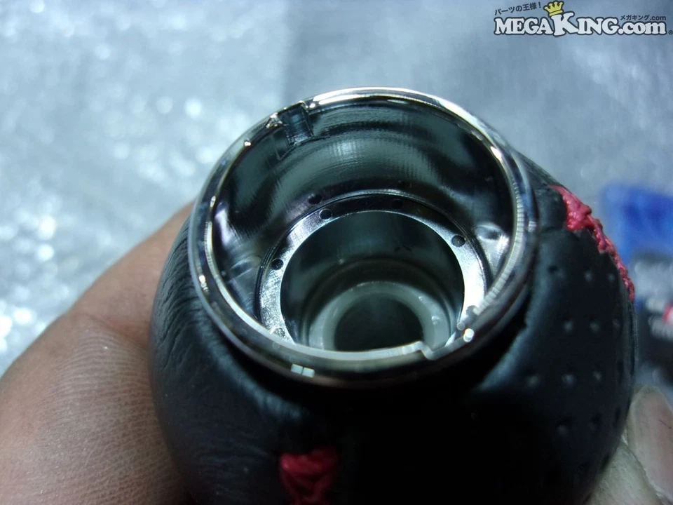 Perilla de cambio JDM RAZO puntada roja M8 M10 M12 para Lancer Evolution CT9A usada Foto 4 de 4