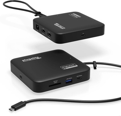 Plugable USB-C DisplayLink Dock USBC-6950PDZ - Dual 4K HDMI for MacBook M1 M2 M3