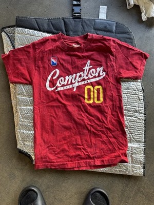 VTG DGK compton Print Logo Cotton Men's T-Shirt Crew Neck Short Sleeve Size S