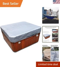 Innovative UV Protection Hot Tub Cover 96”x96” – Secure & Adjustable Fit