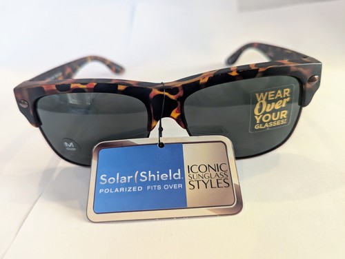 Sonnenschutz Tiermotiv polarisierte Sonnenbrille passt über Brille 100 % UVA/B Größe M