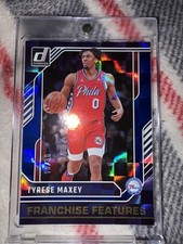 2024-25 Panini Donruss Franchise Features Tyrese Maxey Blue /30