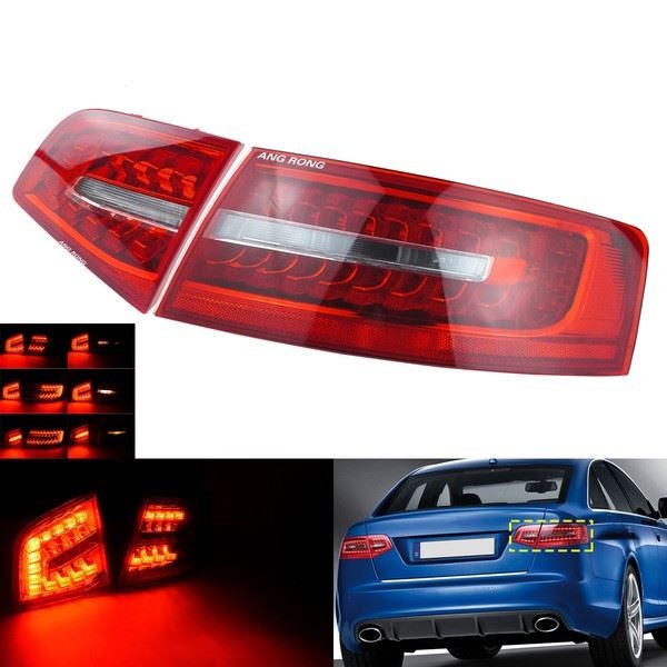 Rechtes Passagier-Seite RüCklicht Innen/AußEn LED FüR Audi A6 C6 4F 2009-11-image