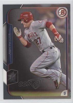 2015 Bowman Silver 299/499 Mike Trout #50 0b0