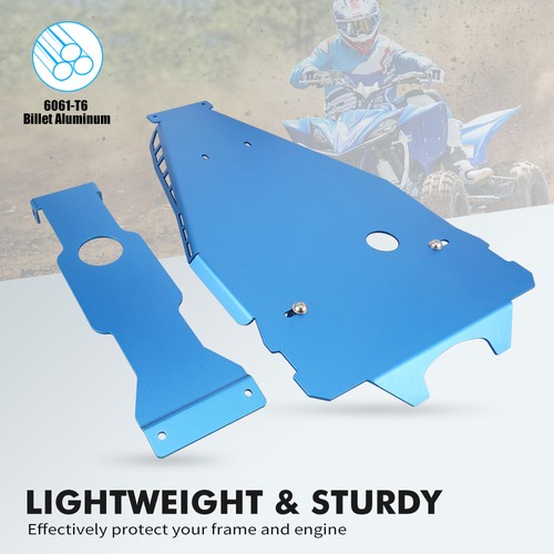 Aluminum Full-Body Skid Plate Guard For Yamaha YFZ450X 10-11 YFZ450R 2009-2024 - Picture 3 of 8