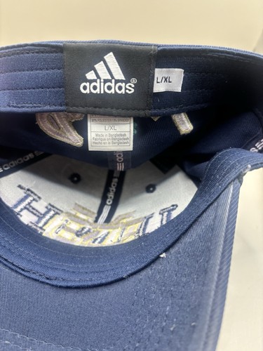 Notre Dame Fighting Irish Hat Cap Flex Fit Sz Large/XL Blue/Gold Adidas NCAA - Picture 8 of 8