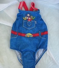 RARE Vintage Teletubbies Swim Suit Girls Toddlers Size 19 Months