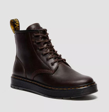 Dr. Martens Brookline Crazy Horse Leather Chukka Boots in Dark Brown