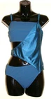 Ladies Swimming Costume Speedo Indulge Wrap Teal One Piece Suit Wear 40" UK