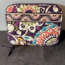 Vera Bradley Tablet eReader Mini iPad Kindle Sleeve PLUM CRAZY