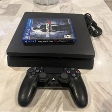 PlayStation 4 Slim 1TB + Original DualShock Controller + Uncharted 4 – Tested