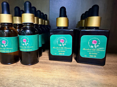 Abundant Life Skincare AEA Certified Emu Oil 1 oz